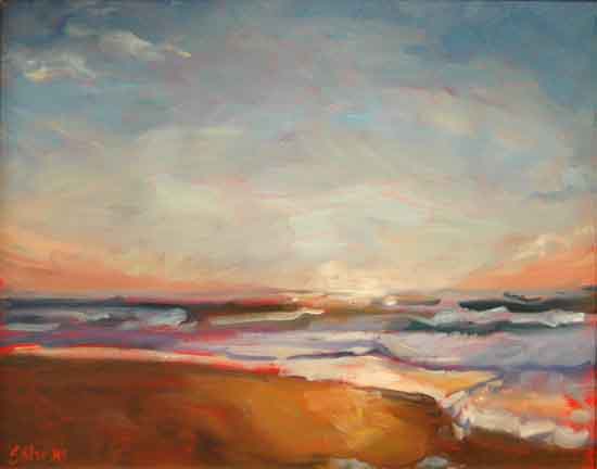 art student academy sunset 