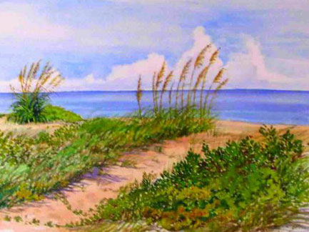 beach path
