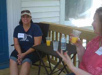 mimosas on the porch mimosas on the porch